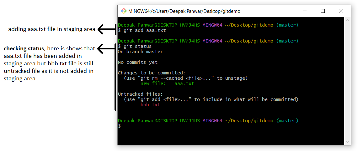Git Status Command