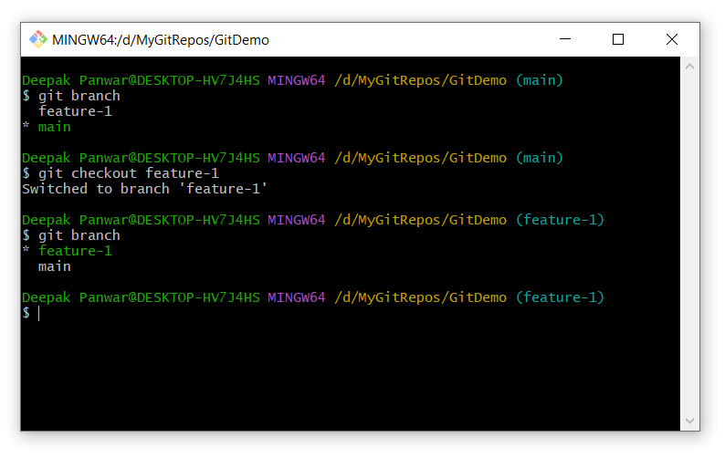 Git Checkout Command